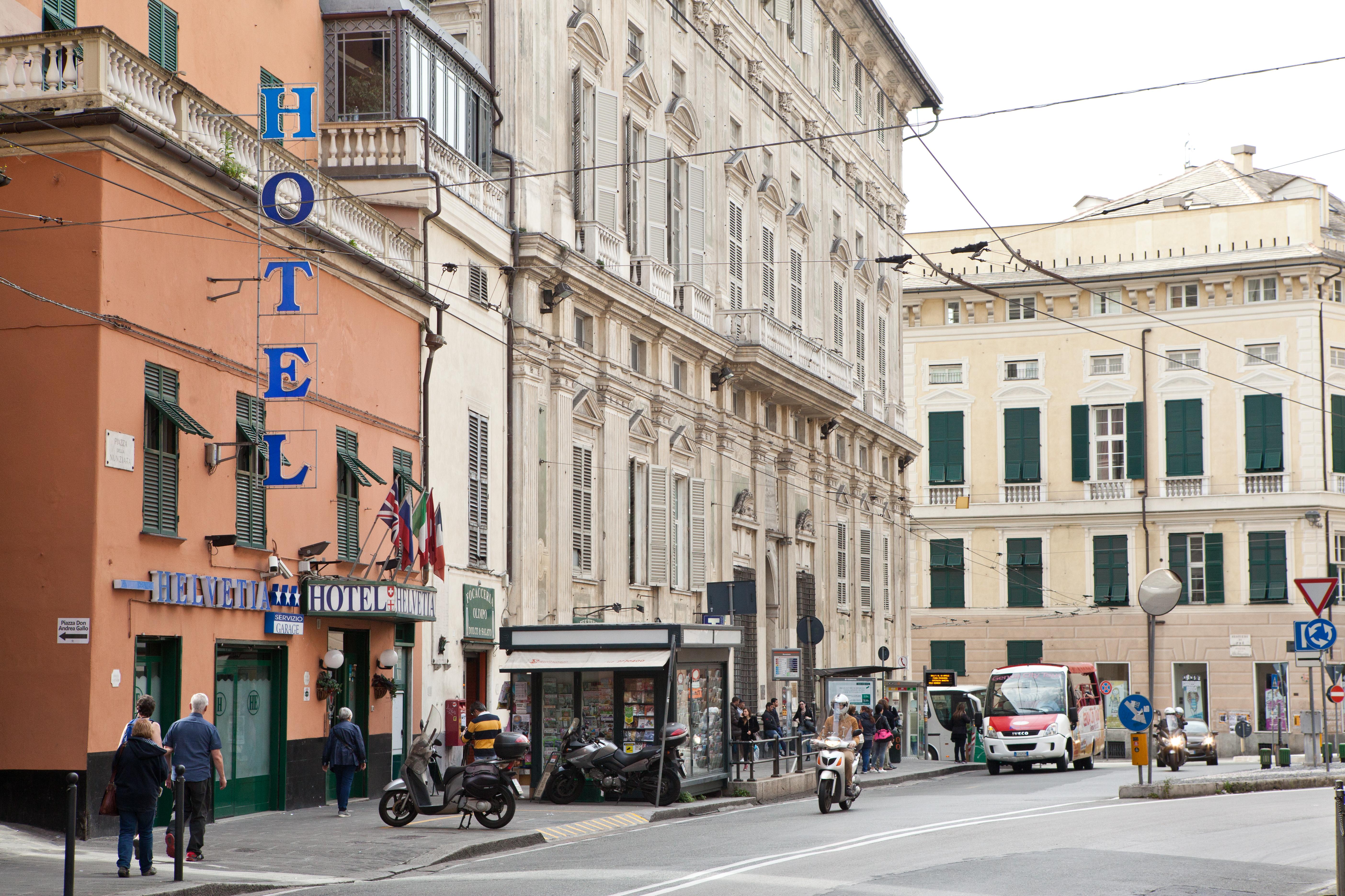 Hotel Helvetia Génova Exterior foto